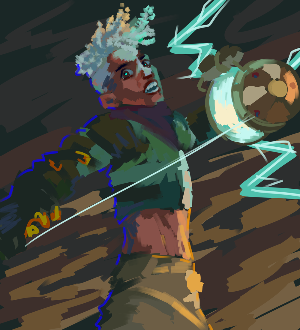 ilustracion ekko arcane