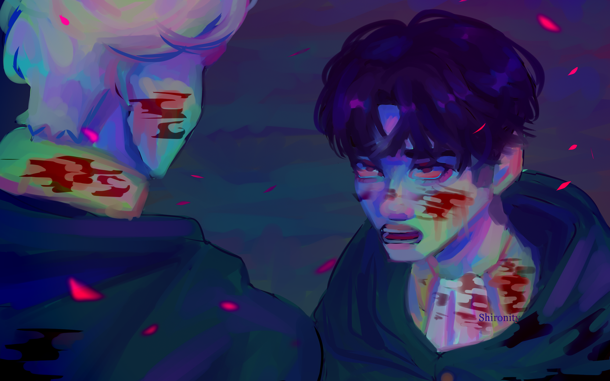 thorfinn con una daga.